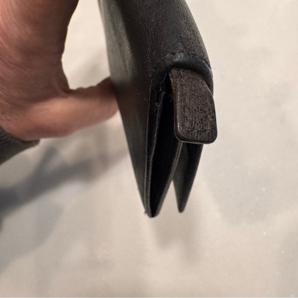 dunhill Black Leather Men's / Women’s Bi-Fold Long Wallet - Picture 8 of 15